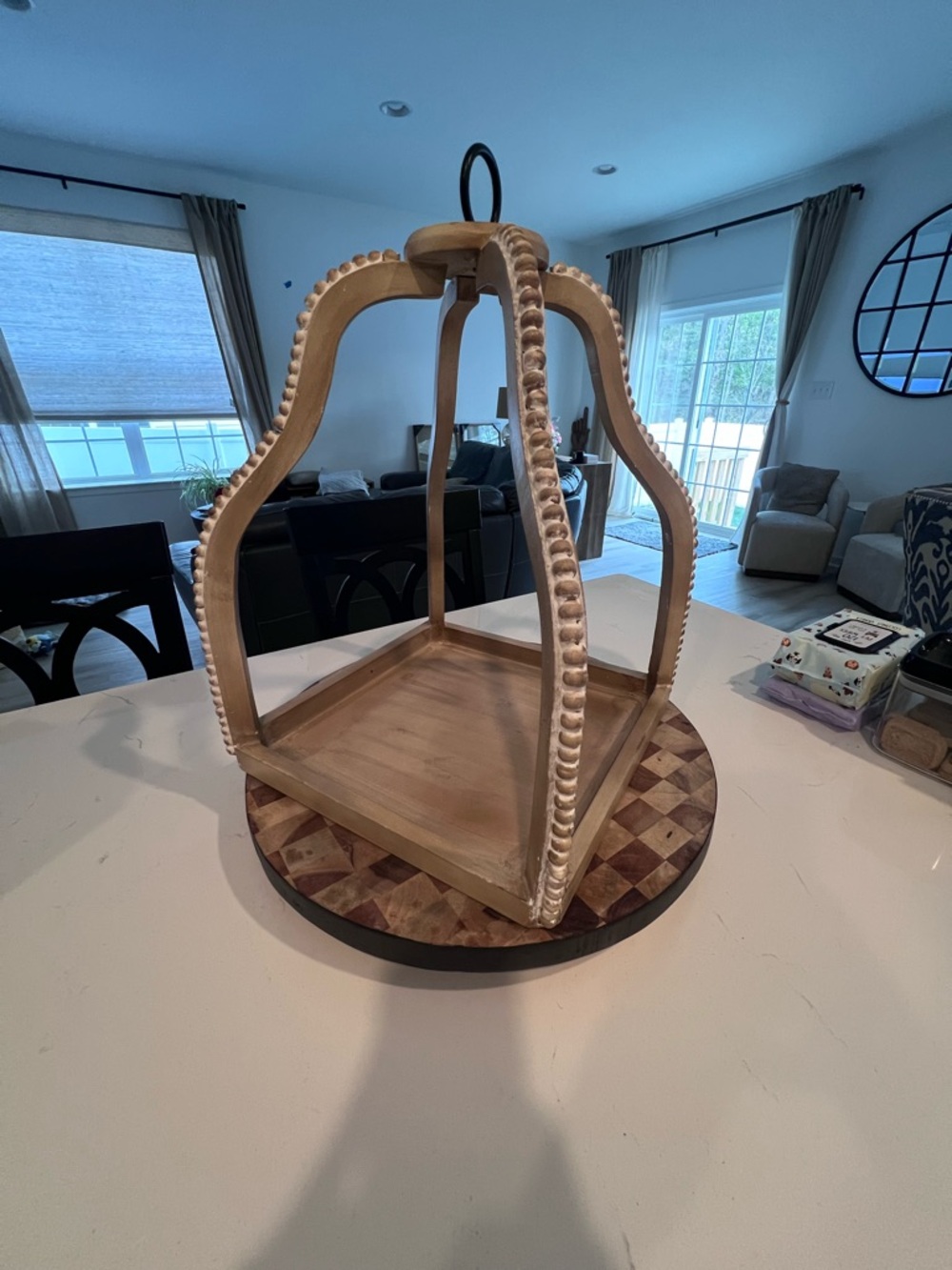Mud Pie Wooden Lantern